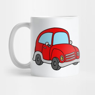 Tiny Red Car Mug